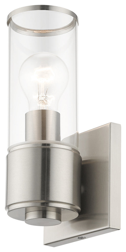 Quincy 1-Light Brushed Nickel ADA Sconce