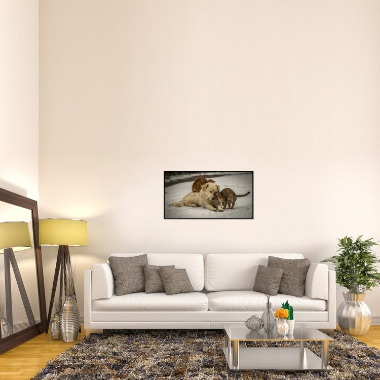 "Sweet Effusions" Framed Canvas Giclee by Riccardo Lucidi, 41x22"