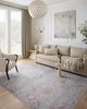 Loloi II Elysium Silver / Multi 3'-0" x 3'-0" Round Accent Rug