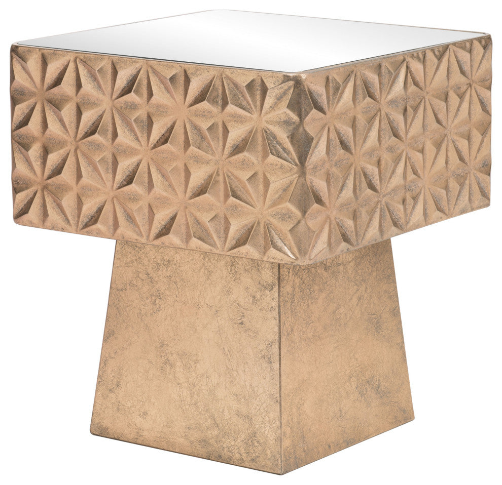 Mayan Side Table Gold