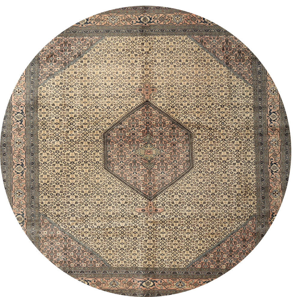 Ahgly Company Indoor Round Traditional Area Rugs, 3' Round