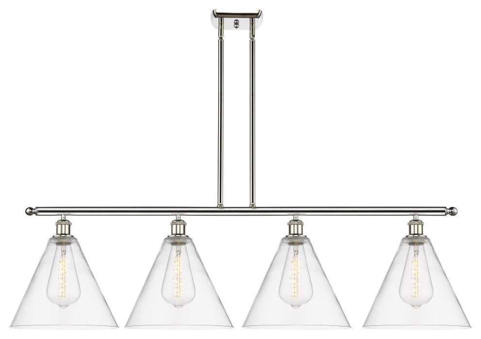 Innovations 516-4I-PN-GBC-122 4 Light Island Light, Polished Nickel