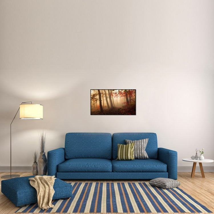 "Towards The Light." Framed Canvas Giclee by Leif Londal, 37x21"