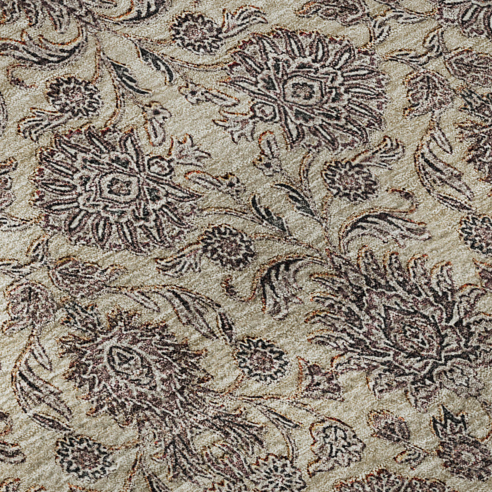 Premium Machine Washable Mayfield AMF702 Ivory 5' x 7'6" Rug