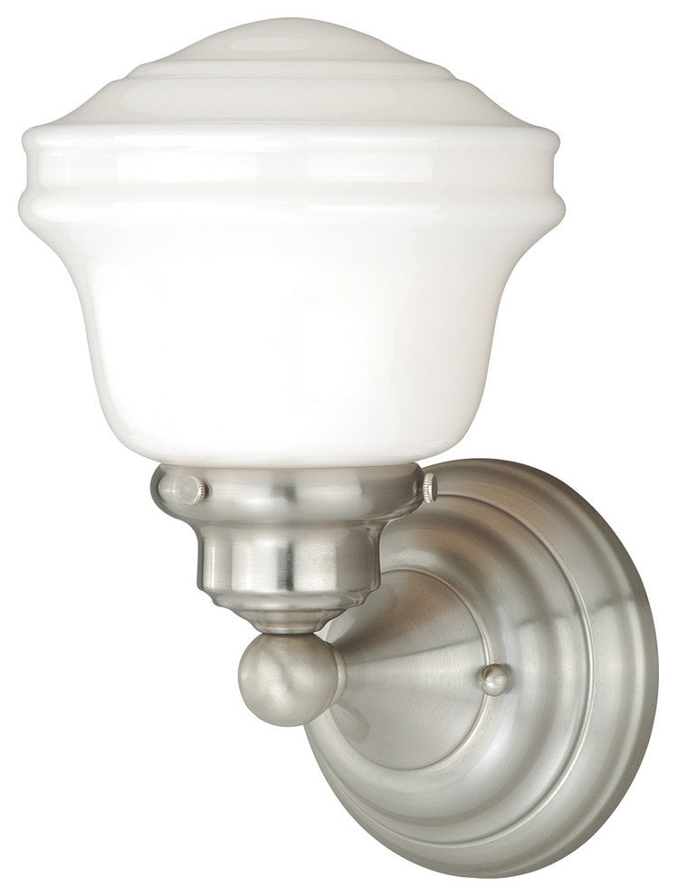 Huntley 1-Light Vanity, Satin Nickel