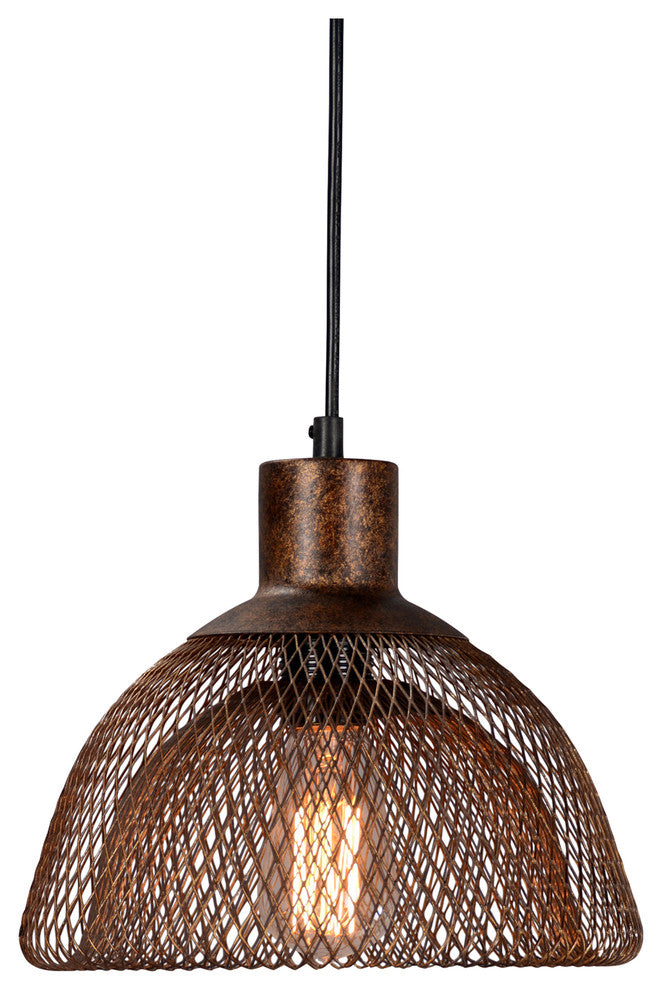 Polaris 10 inch Mesh Pendant by Kosas Home