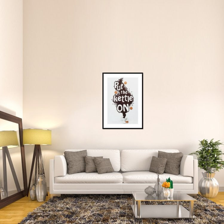 "Put The Kettle On!" Framed Digital Print by Dina Belenko, 32x44"