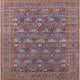 Ahgly Company Indoor Square Mid-Century Modern Area Rugs, 7' Square