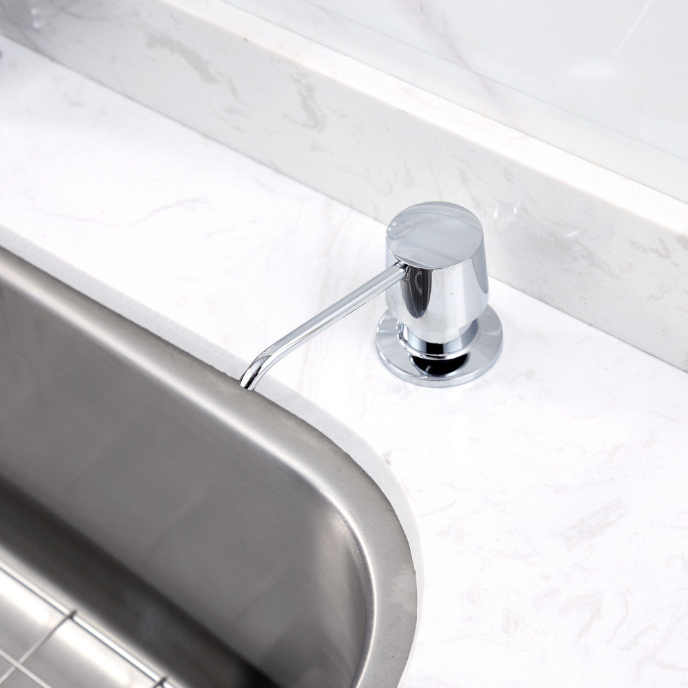 Kitchen Soap/Lotion Pump Dispenser, Chrome