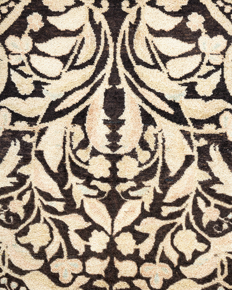 Mogul, One-of-a-Kind Hand-Knotted Area Rug Black, 8' 1" x 10' 9"