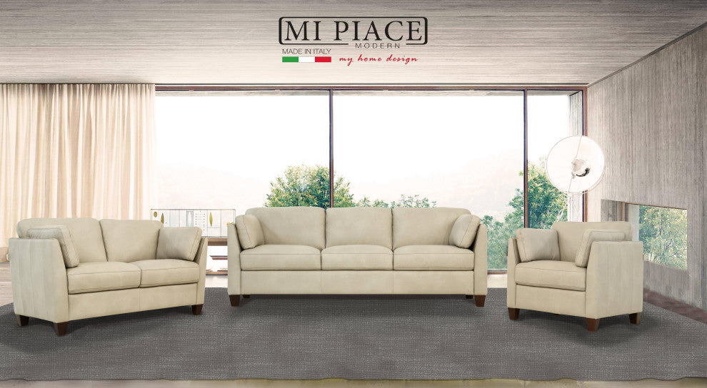 ACME Matias Chair, Dusty White Leather