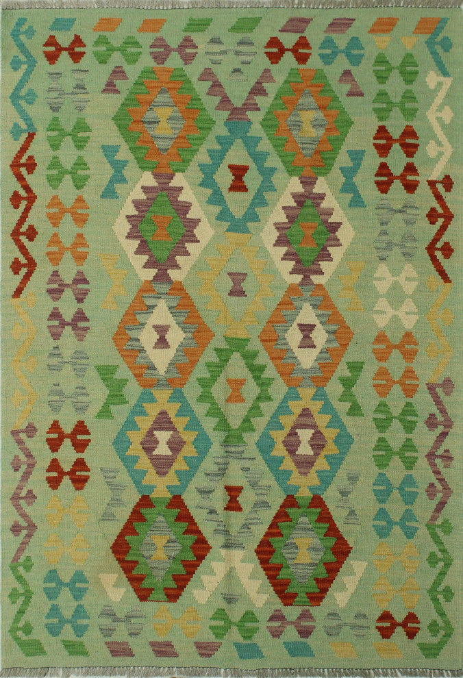 Sangat Kilim Daylin Lt. Green Rug