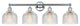 Innovations 616-4W-PC-G412 Dayton 4 Light Bath Vanity Light, Polished Chrome