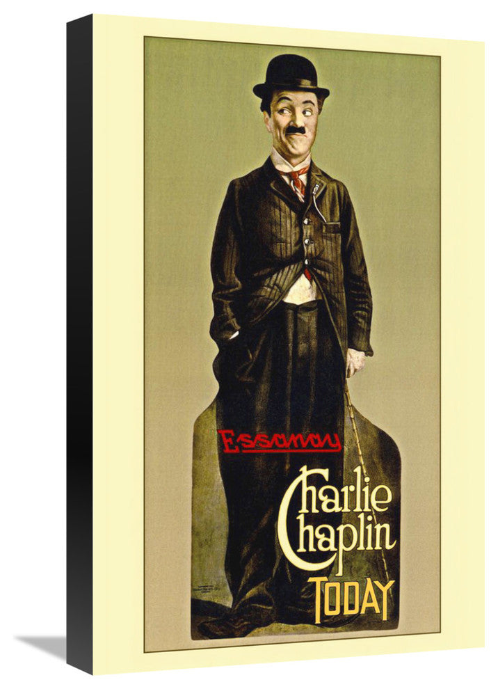 "Charlie Chaplin - Stock" Canvas by Hollywood Photo Archive, 14x22"
