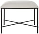 Uttermost Avenham Small Black Framed Bench 23680