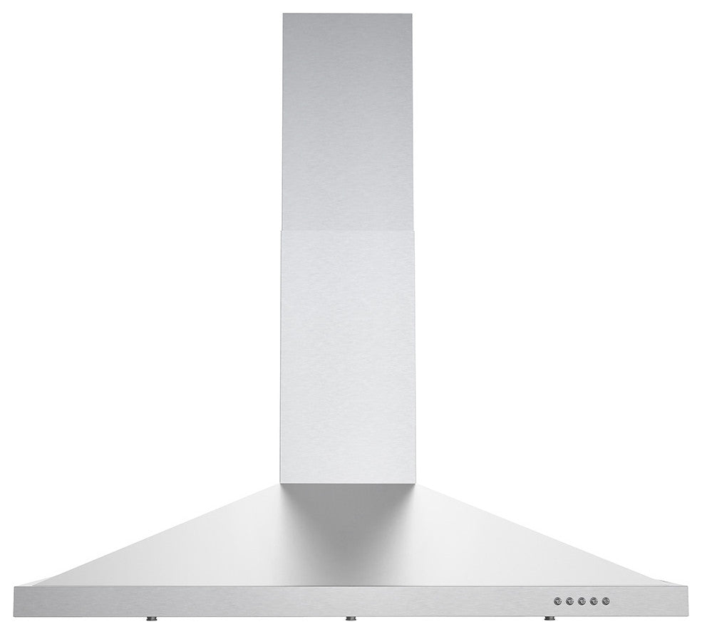 Streamline 36" Gaiola Ducted Wall Mount Range Hood, Stainless Steel
