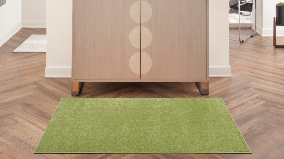 Nourison Essentials 3' x 5' Green Outdoor Area Rug