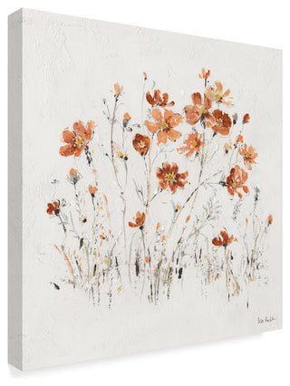 Lisa Audit 'Wildflowers II Orange' Canvas Art, 24"x24"