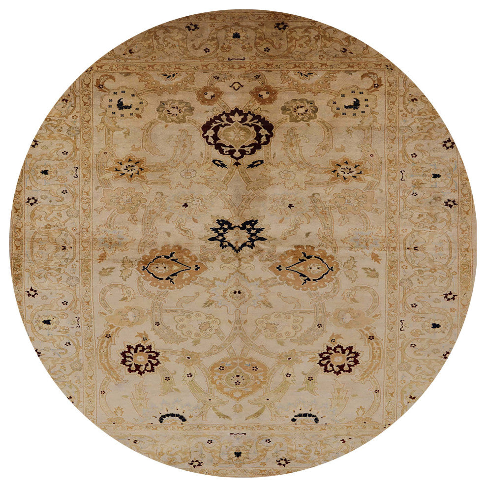 Ahgly Company Indoor Round Mid-Century Modern Area Rugs, 8' Round
