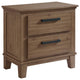 Picket House Jaxon 2 Drawer Nightstand, Gray