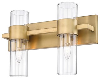 Zlite 343-2V-RB 2-Light Vanity, Clear