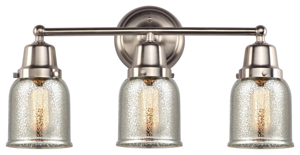 Innovations 623-3W-SN-G58 3-Light Bath Vanity Light, Brushed Satin Nickel