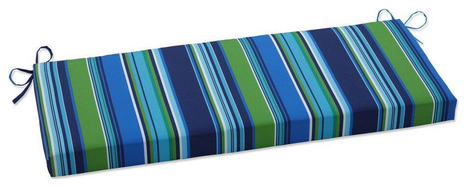 Sea Island Blue Bench Cushion