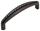 Cosmas 228-96ORB Oil Rubbed Bronze 3-3/4"� CTC Rope Cabinet Pull [5-PACK]