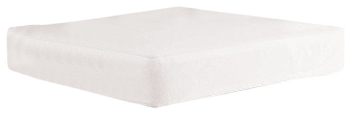 Teak Garden Patio Chair Cushion, White