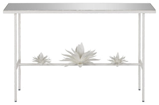 Sisalana White Console Table