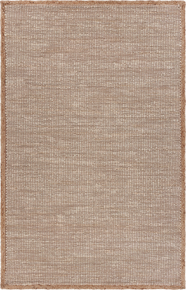 Interwoven Off-White Organic Jute Area Rug, 5'x7'9"