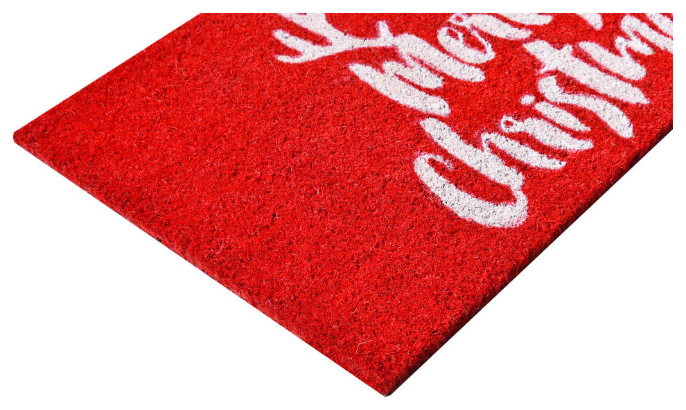 Christmas Antlers Doormat, 24'' X 36''