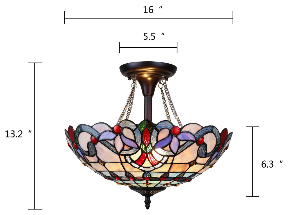 CHLOE Lighting CH3T381VB16-UF2 GRENVILLE Victorian Dark Bronze 2 Light
