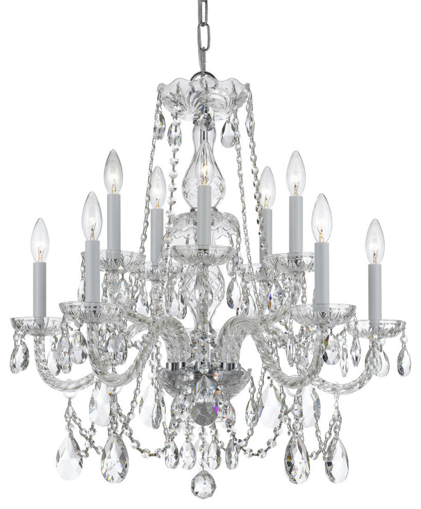 Crystorama Traditional Crystal 10-Light Chandelier