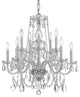 Crystorama Traditional Crystal 10-Light Chandelier