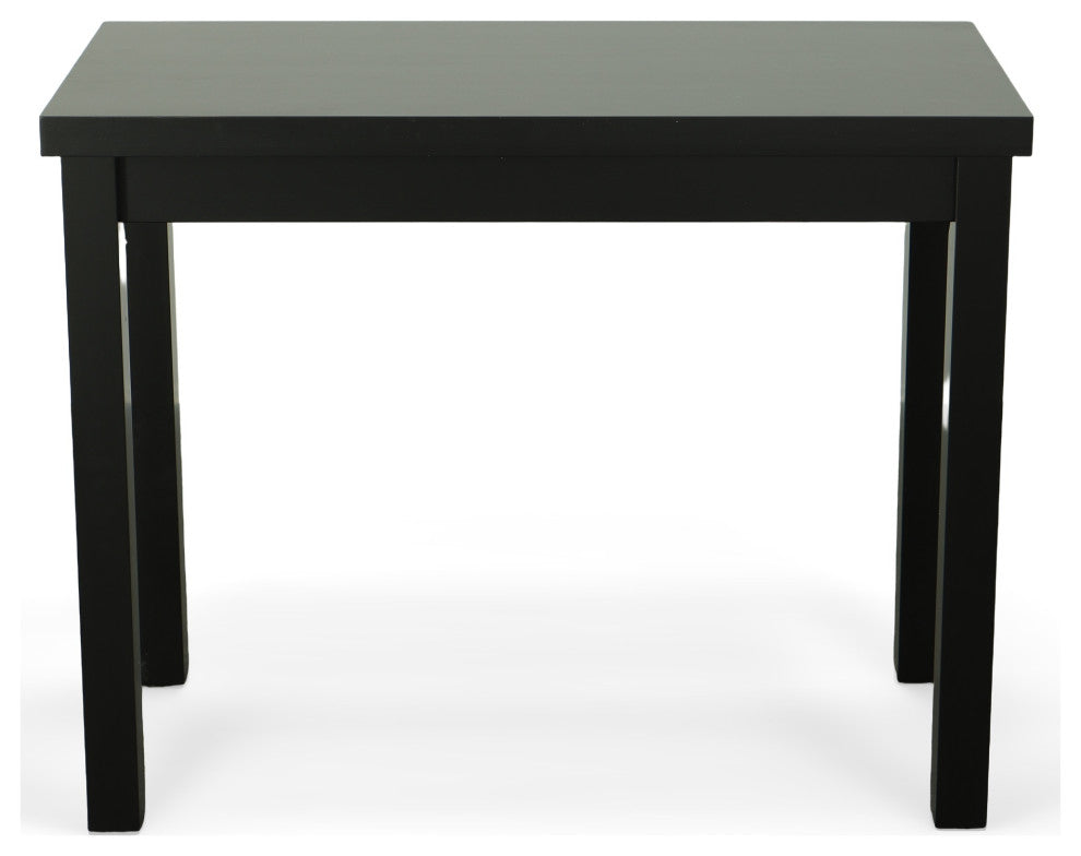Waverly Thick Top Bar Table, Antique Black