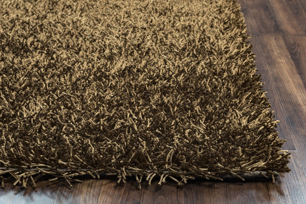 Rizzy Home Kempton KM2317 Olive Solid Area Rug, Rectangular 5'x7'