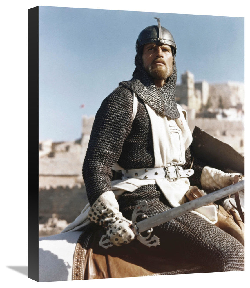 "Charlton Heston - El Cid" Canvas Giclee by Hollywood Photo Archive, 17"x22"