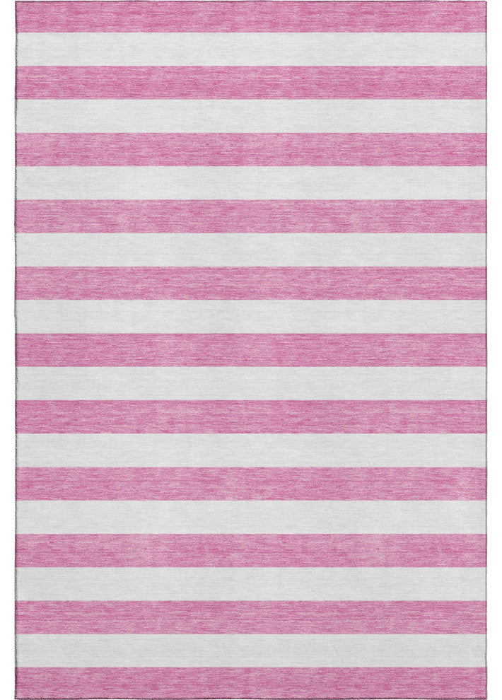 Premium Machine Washable Mayfield AMF528 Pink 5' x 7'6" Rug