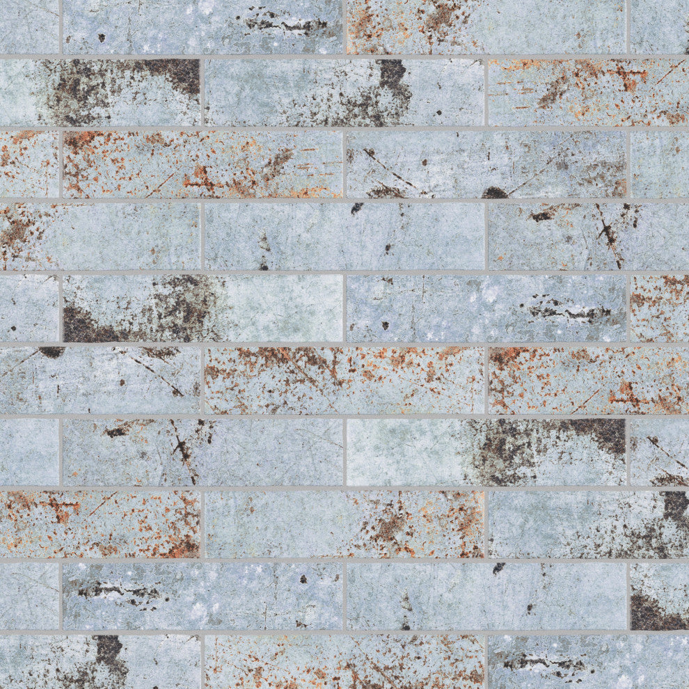 London Ceramic Wall Tile Sample, Blue