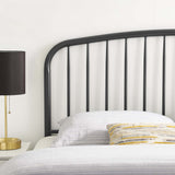 Nova Queen Metal Headboard - Gray