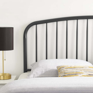 Nova Queen Metal Headboard - Gray