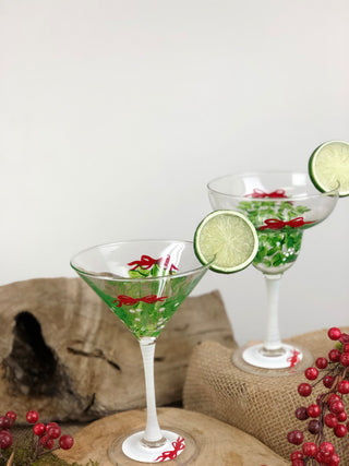 Mistletoe Martini, Set of 2