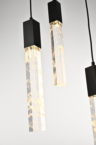 Home Living 42" Chandelier, Black