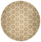Chickens-go-round Easter Chenille Rug, Corn Yellow, 5' Round