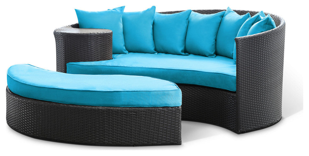 Taiji Outdoor Patio Wicker Daybed