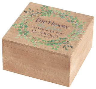 Keep Sake Box, For I Know The Plans, MDF