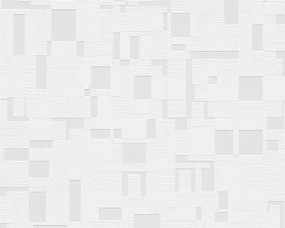 Ok6, Textile Natural Fresh Garden White Wallpaper Roll