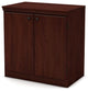 South Shore Morgan Small 2-Door Storage Cabinet, Royal Cherry