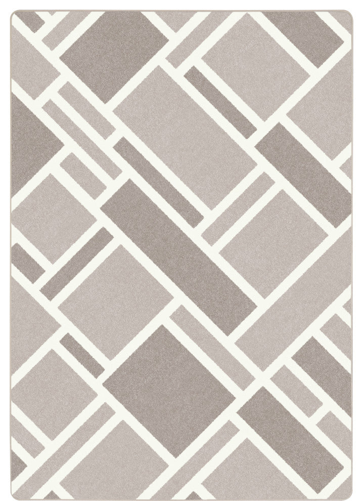 Joy Carpets Impressions Midas Area Rug, Dove, 5'4"x7'8"